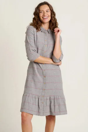 Brakeburn 10 Grey Westbourne Shirt Dress